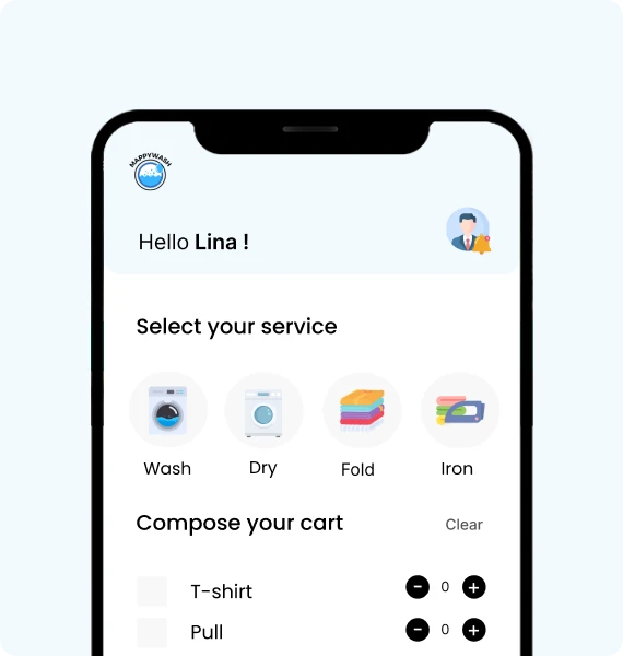 Get your Laundry done On-Demand Flutter Solutions 